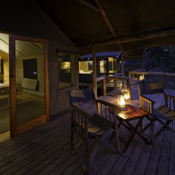 Banoka Bush Camp veranda by Dana Allen 