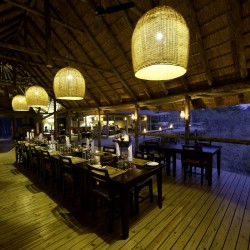 Banoka Bush Camp dining by Dana Allen